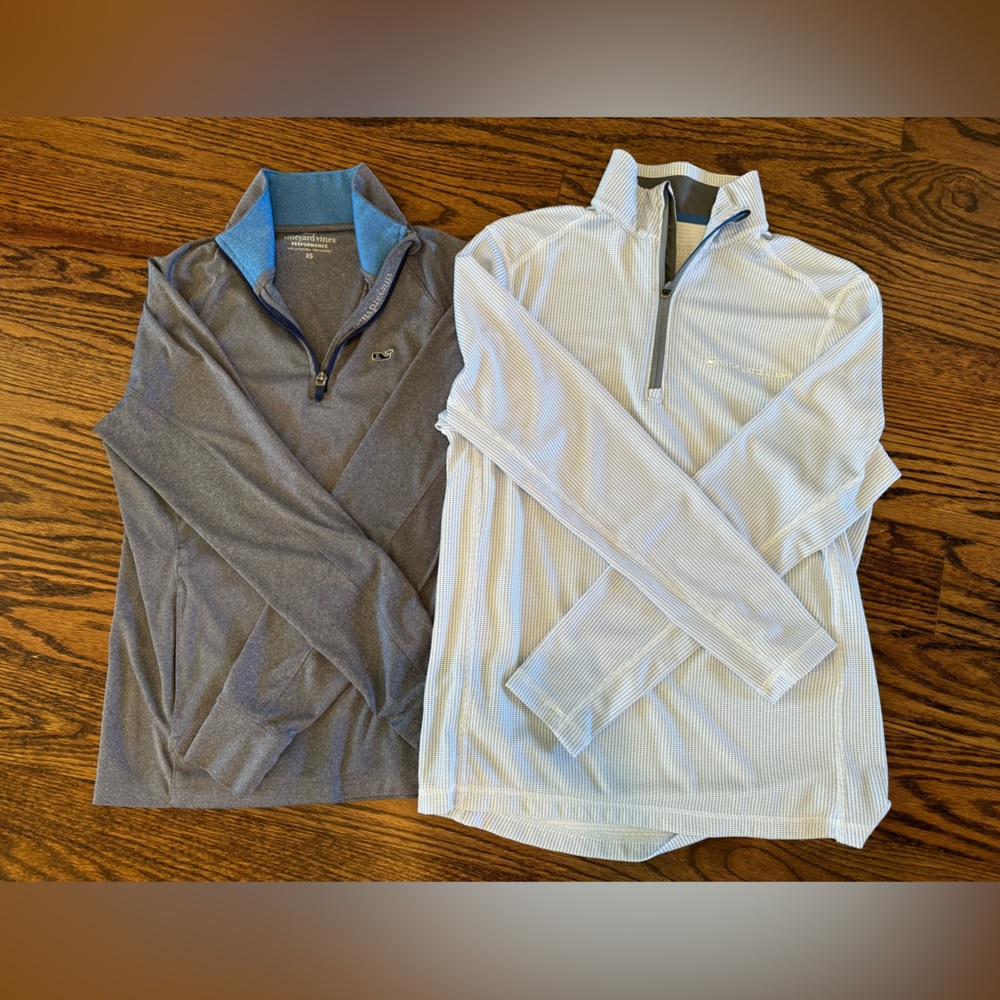 Vineyard Vines performance quarter zips, Men’s XS